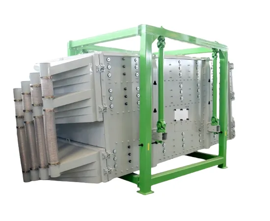 High Capacity Customizable Square Gyratory Vibrating Screen Wood Powder Swing Sieve