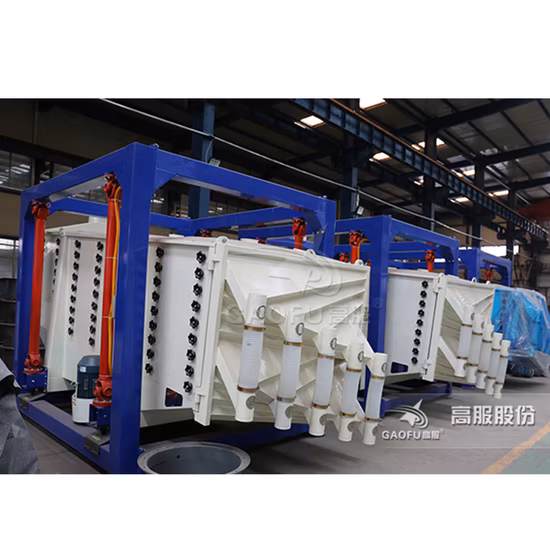 High Capacity Customizable Square Gyratory Vibrating Screen Wood Powder Swing Sieve