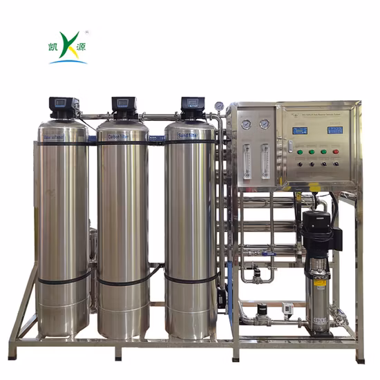 Système de filtre de purification d'eau par osmose inverse commerciale 2000L/H, coût de la machine, équipement de traitement de l'eau pour bouteille de boisson d'usine RO
