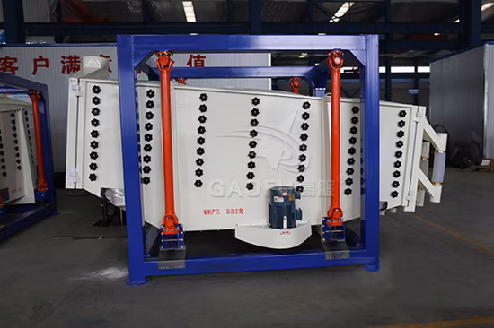 Machine professionnelle de tamis de sable d'écran de vibration giratoire d'oscillation carrée de haute précision